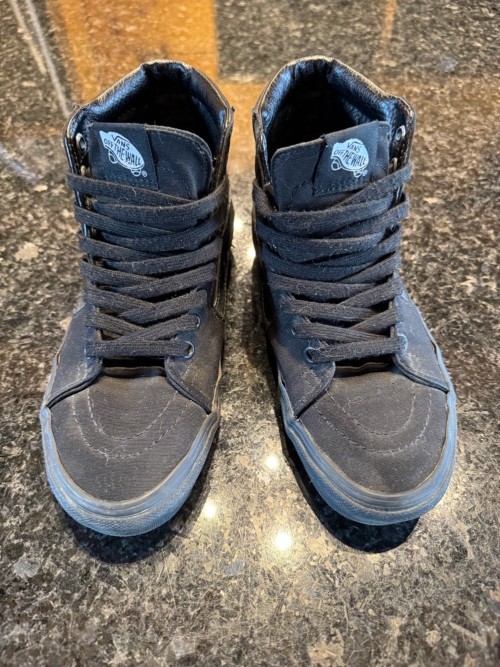 Vans Black High-Top Skate Sneakers - Picture 3 of 10